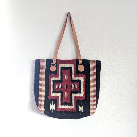 Handbags - Beautiful Thick Woven Tribal Shoulder Bag